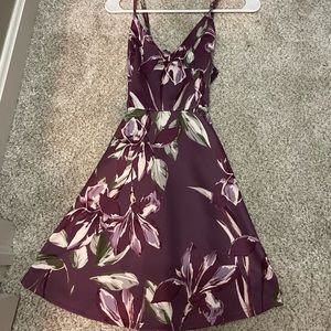 NWOT Purple Flower Dress